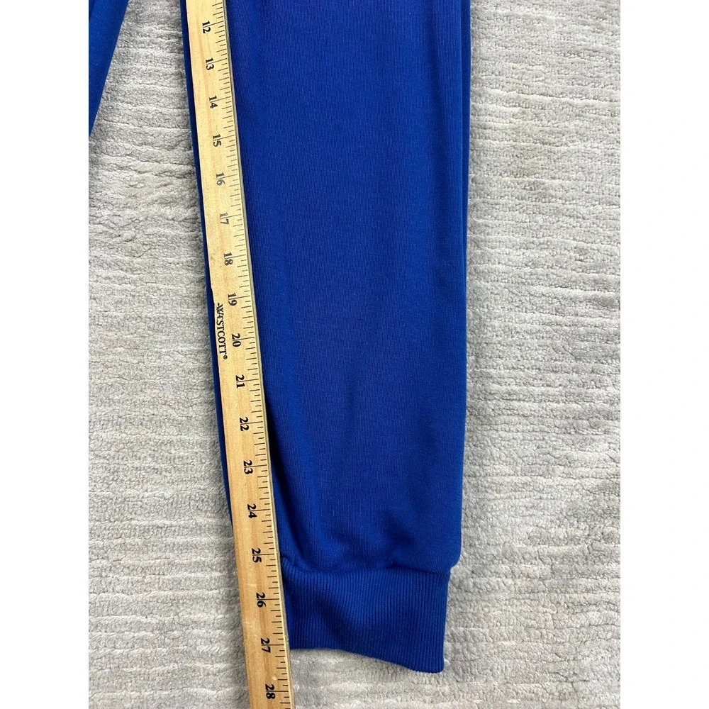 Galaxy by Harvic Jogger Pants Men Medium Royal Blue Fleece Sweatpants Drawstring
